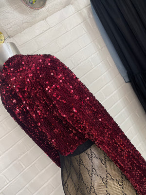 Sequin Crop