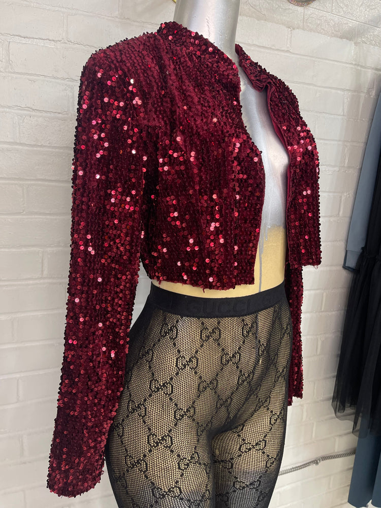 Sequin Crop