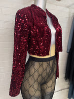 Sequin Crop