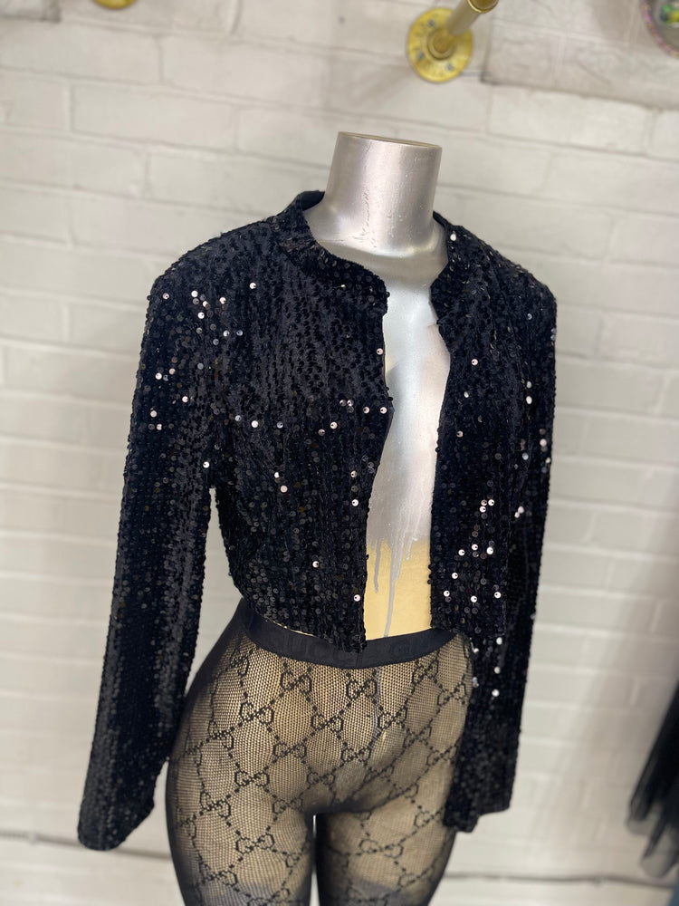 Sequin Crop