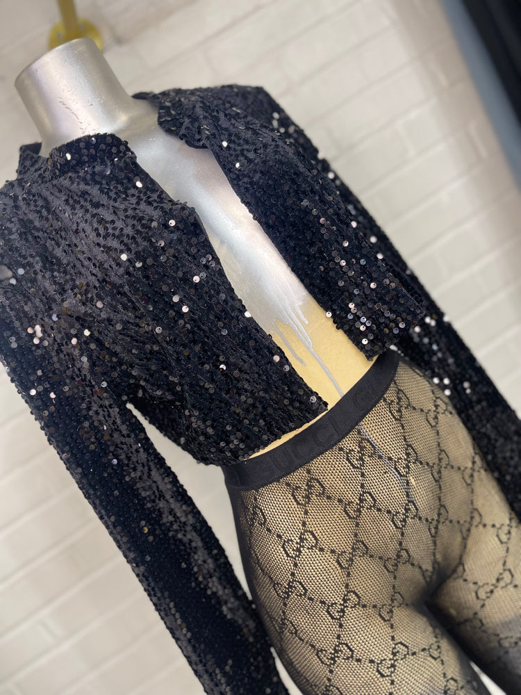 Sequin Crop