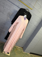Ruffled Open Abaya