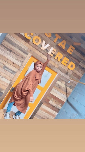 Batwing Oversized Tunic - Stae Covered