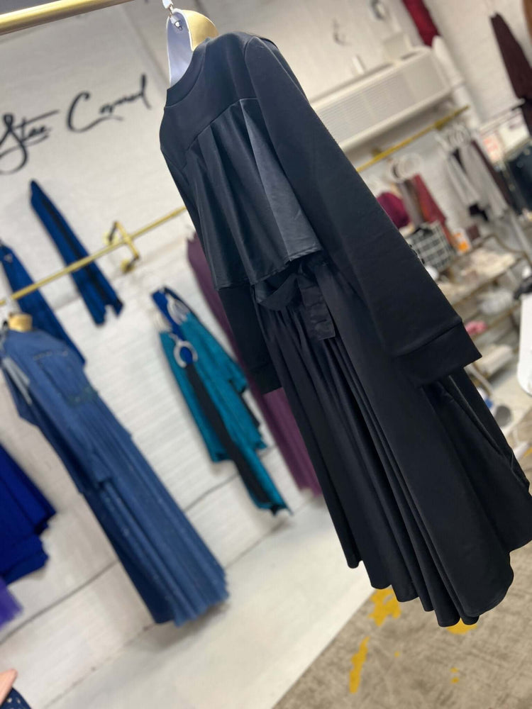 Ruffled Sweat Shirt Tunic - Stae Covered